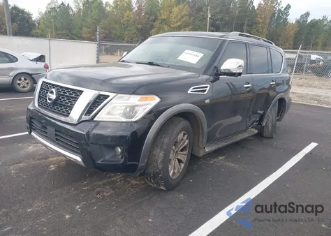 2017 Nissan Armada Platinum from USA, damaged, VIN JN8AY2NF0H9302969